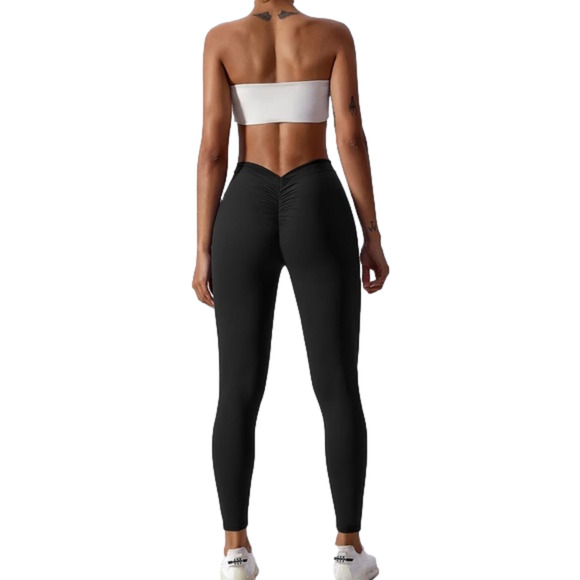 SEAMLESS Scrunch Leggings (Advanced Black) - Picture 4 of 8